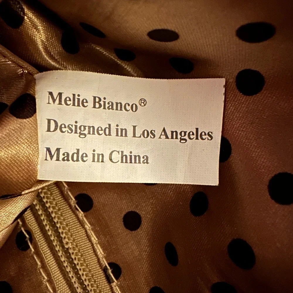 Melie Bianco Vegan Leather Designer Clutch